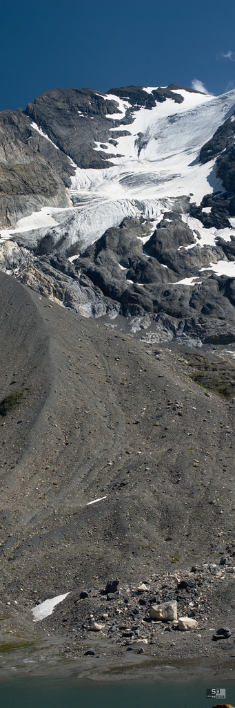 Monte au glacier